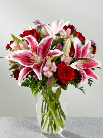 aB11S us87 High Style Bouquet- VASE INCLUDED